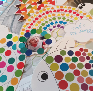 On s'éclate avec les formes et gommettes - 10doigts.fr