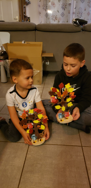 Arbre automne - 10doigts.fr