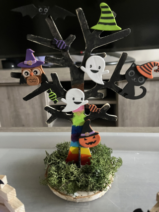 Arbre d’Halloween - 10doigts.fr