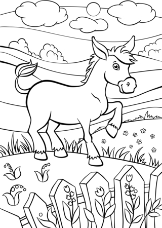 Animaux-ferme5 - Coloriages animaux - Coloriages - 10doigts.fr