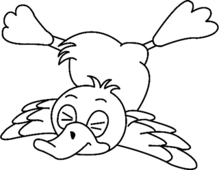 Canard08 - Coloriages animaux - Coloriages - 10doigts.fr