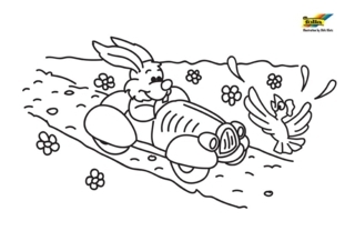 Lapin68 - Coloriages animaux - Coloriages - 10doigts.fr