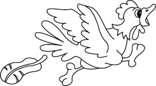 Poule 07 - Coloriages animaux - Coloriages - 10doigts.fr