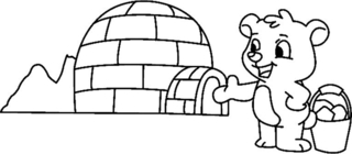 Ourson 030 - Coloriages animaux - Coloriages - 10doigts.fr