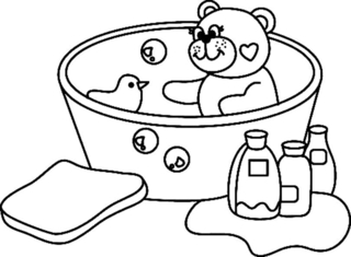 Ourson 059 - Coloriages animaux - Coloriages - 10doigts.fr
