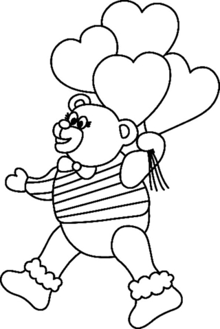 Ourson 067 - Coloriages animaux - Coloriages - 10doigts.fr