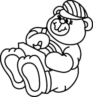 Ourson 071 - Coloriages animaux - Coloriages - 10doigts.fr