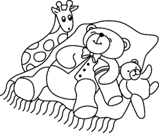 Ourson 072 - Coloriages animaux - Coloriages - 10doigts.fr