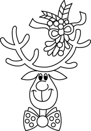 Renne 12 - Coloriages animaux - Coloriages - 10doigts.fr