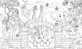 Animaux-savane11 - Coloriages animaux - Coloriages - 10doigts.fr