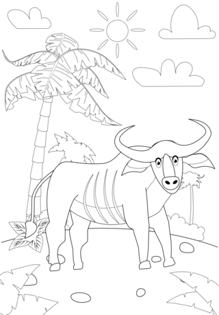 Animaux-savane8 - Coloriages animaux - Coloriages - 10doigts.fr