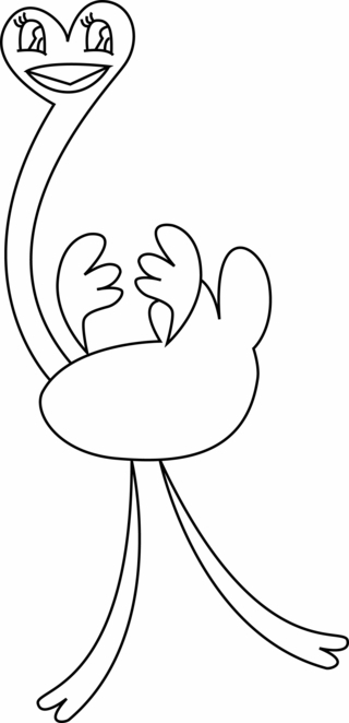 Autruche 05 - Coloriages animaux - Coloriages - 10doigts.fr