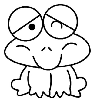 Grenouille03 - Coloriages animaux - Coloriages - 10doigts.fr