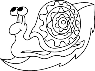 Escargot 02 - Coloriages animaux - Coloriages - 10doigts.fr