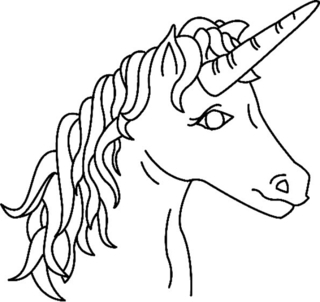 Licorne 03 - Coloriages animaux - Coloriages - 10doigts.fr