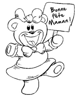 Ourson 04 - Coloriages animaux - Coloriages - 10doigts.fr