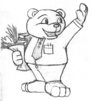 Ourson 17 - Coloriages animaux - Coloriages - 10doigts.fr