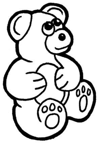 Ourson 18 - Coloriages animaux - Coloriages - 10doigts.fr