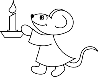 Souris 04 - Coloriages animaux - Coloriages - 10doigts.fr