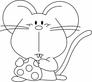 Souris 06 - Coloriages animaux - Coloriages - 10doigts.fr
