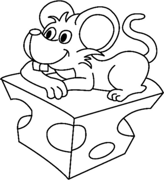 Souris 12 - Coloriages animaux - Coloriages - 10doigts.fr