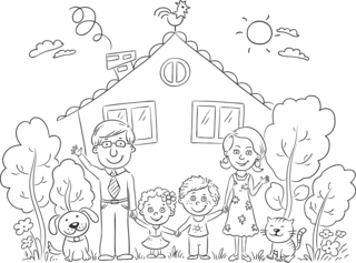 Animaux-domestique2 - Coloriages animaux - Coloriages - 10doigts.fr