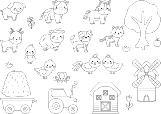 Animaux-domestique5 - Coloriages animaux - Coloriages - 10doigts.fr