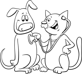 Animaux-domestique6 - Coloriages animaux - Coloriages - 10doigts.fr