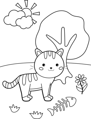 Animaux-domestique7 - Coloriages animaux - Coloriages - 10doigts.fr
