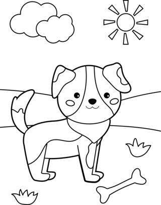 Animaux-domestique8 - Coloriages animaux - Coloriages - 10doigts.fr