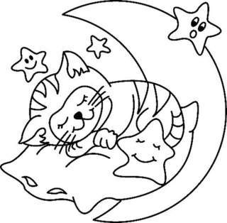 Chat 06 - Coloriages animaux - Coloriages - 10doigts.fr