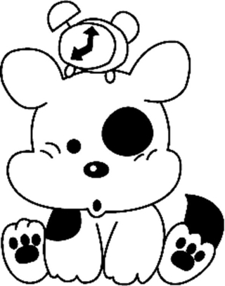 Chien 02 - Coloriages animaux - Coloriages - 10doigts.fr