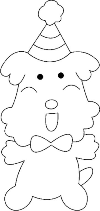 Chien 09 - Coloriages animaux - Coloriages - 10doigts.fr
