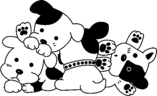 Chien 10 - Coloriages animaux - Coloriages - 10doigts.fr