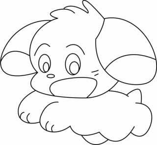 Chien 15 - Coloriages animaux - Coloriages - 10doigts.fr