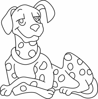 Chien 16 - Coloriages animaux - Coloriages - 10doigts.fr