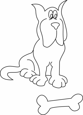 Chien 17 - Coloriages animaux - Coloriages - 10doigts.fr