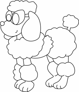 Chien 18 - Coloriages animaux - Coloriages - 10doigts.fr