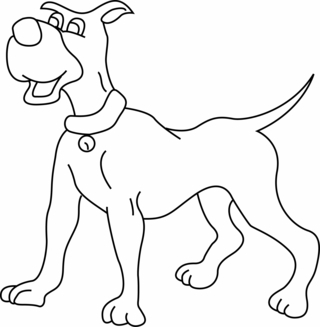 Chien 23 - Coloriages animaux - Coloriages - 10doigts.fr