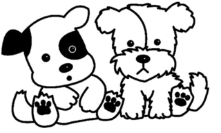 Chien 24 - Coloriages animaux - Coloriages - 10doigts.fr