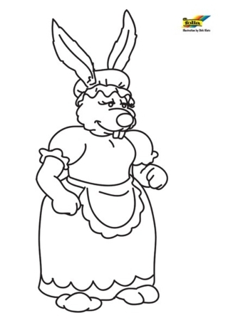 Lapin 75 - Coloriages animaux - Coloriages - 10doigts.fr