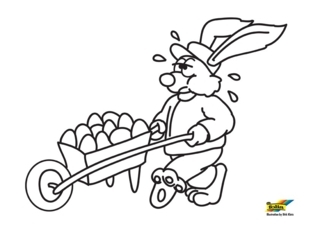 Lapin n50 - Coloriages animaux - Coloriages - 10doigts.fr