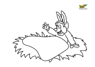 Lapin n55 - Coloriages animaux - Coloriages - 10doigts.fr