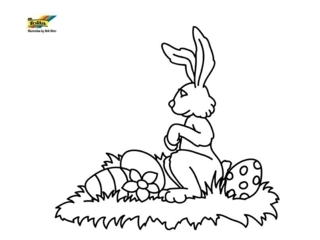Lapin n56 - Coloriages animaux - Coloriages - 10doigts.fr