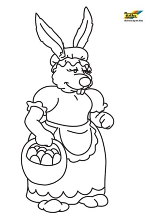 Lapin n57 - Coloriages animaux - Coloriages - 10doigts.fr