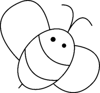 Abeille 01 - Coloriages animaux - Coloriages - 10doigts.fr
