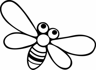 Abeille 02 - Coloriages animaux - Coloriages - 10doigts.fr