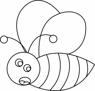 Abeille 04 - Coloriages animaux - Coloriages - 10doigts.fr