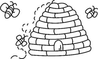 Abeille 06 - Coloriages animaux - Coloriages - 10doigts.fr