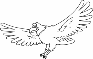 Aigle 01 - Coloriages animaux - Coloriages - 10doigts.fr